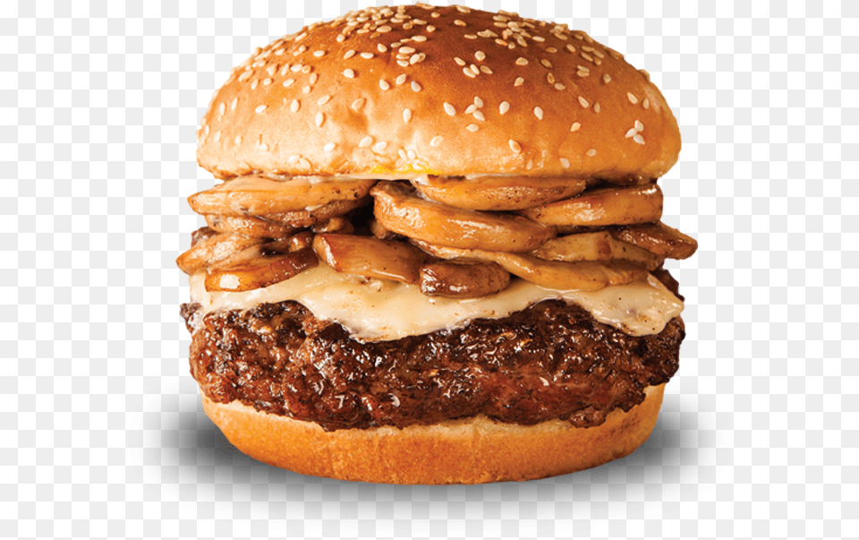 Mushroom Swiss Burger Fatburger, Food Png Image