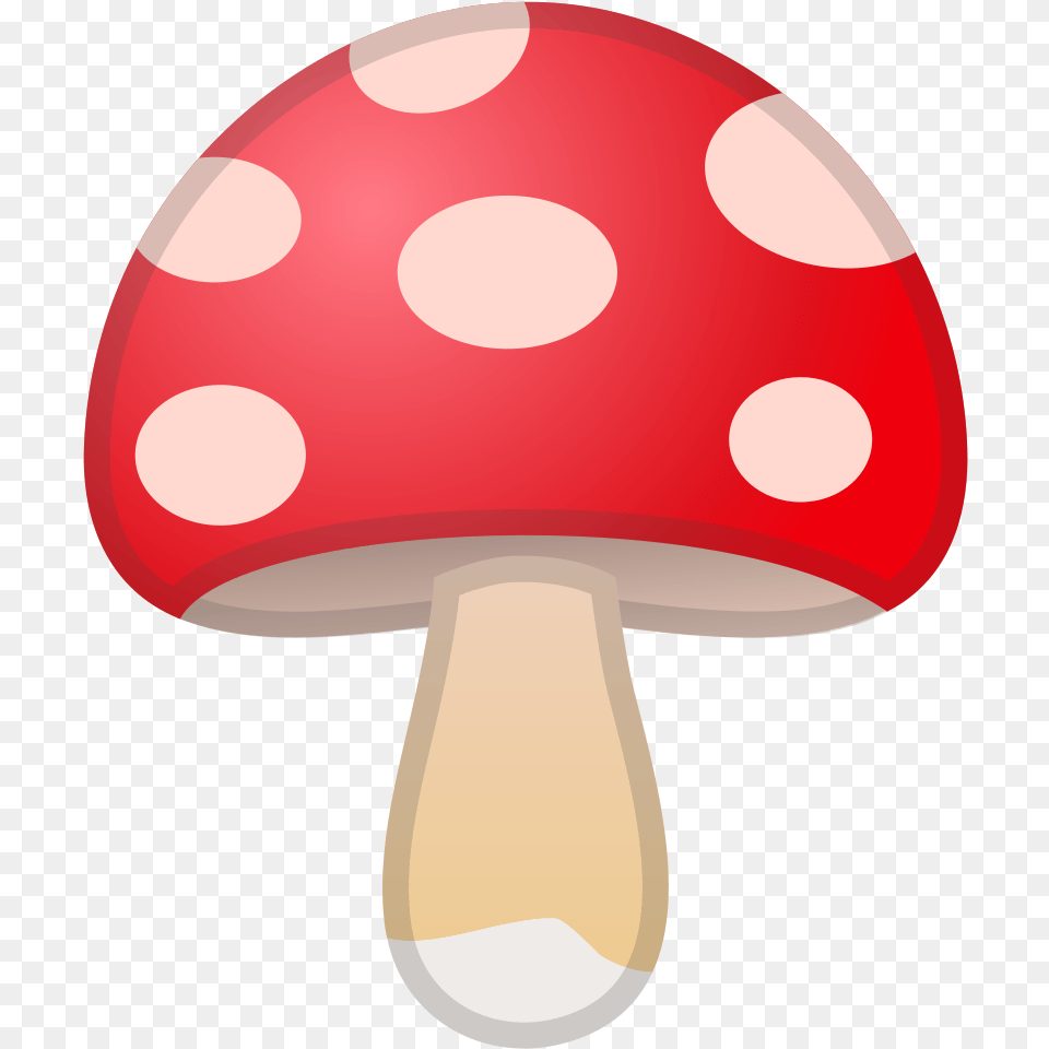 Mushroomredpolka Art Emoji Fungo, Fungus, Mushroom, Plant, Agaric Free Png Download