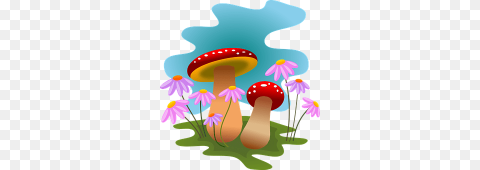 Mushrooms Daisy, Flower, Plant, Agaric Free Png