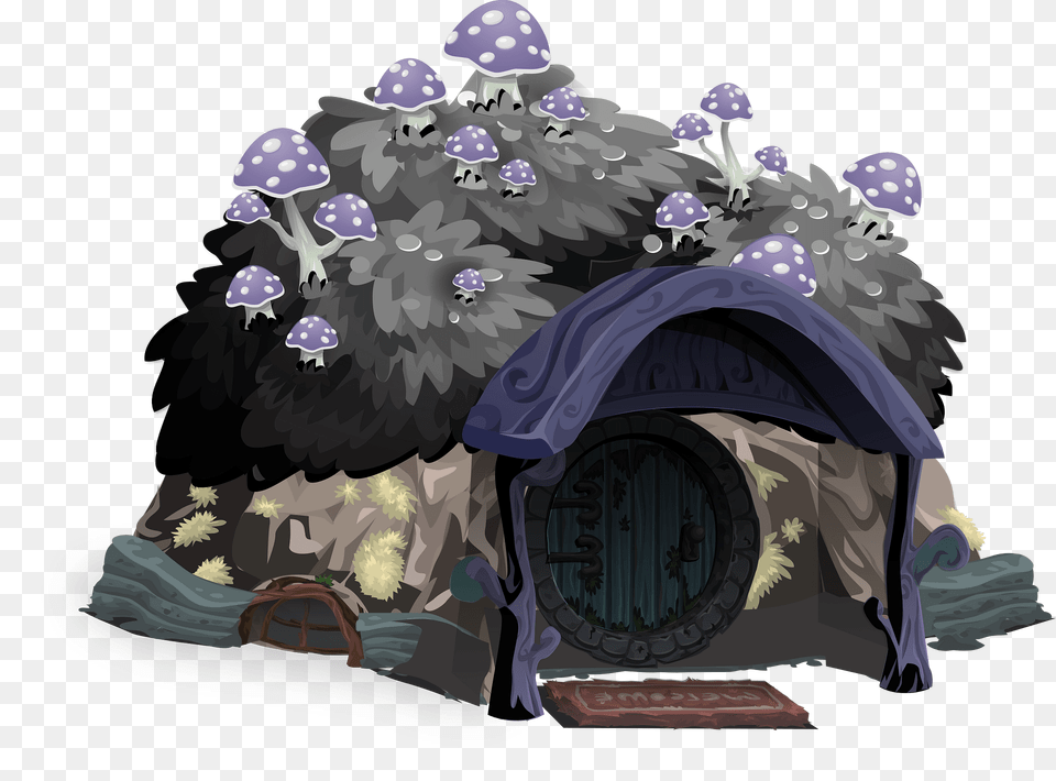 Mushrooms Hobbit Fantasy House Clipart, Architecture, Building, Countryside, Hut Free Png Download