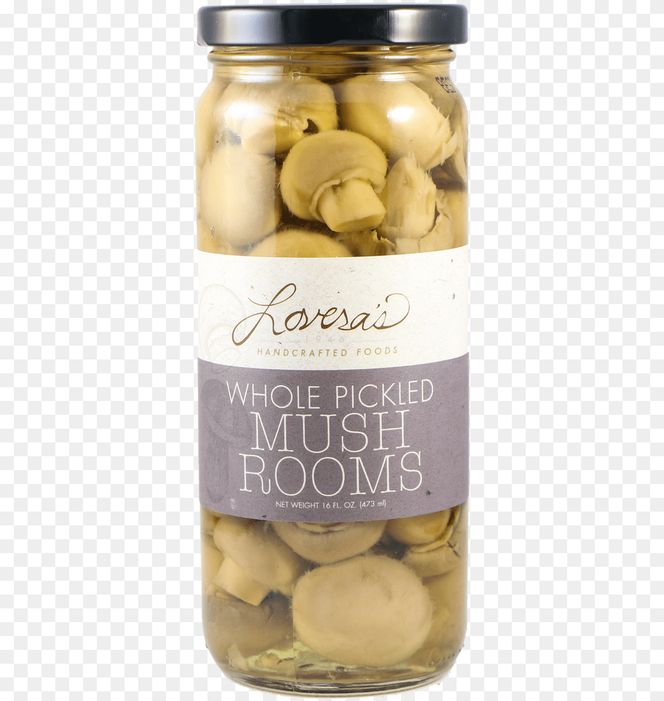 Mushrooms Pickled 16oz Olive, Jar, Baby, Person Free Png