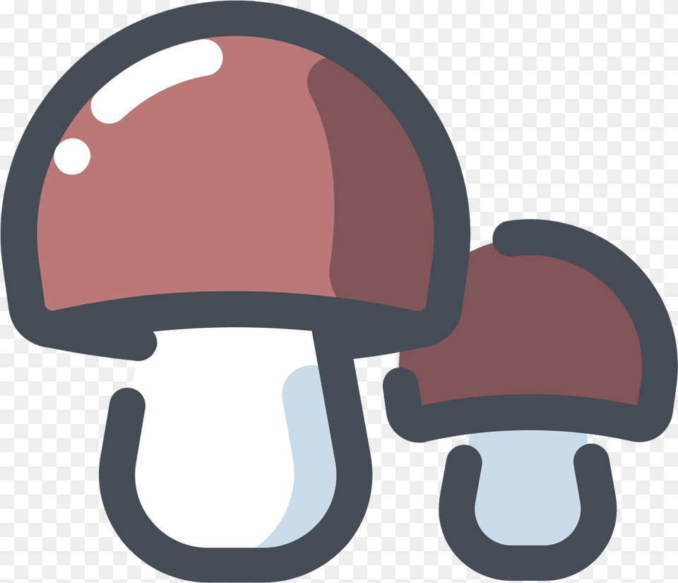 Mushrooms Vector Clip Library Stock Icon, Helmet, Smoke Pipe, Fungus, Mushroom Free Png Download