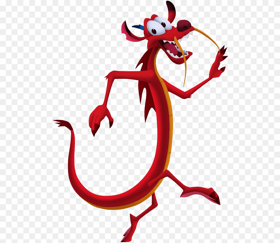 Mushu Mulan Clipart Kingdom Hearts Mushu, Animal, Amphibian, Salamander, Wildlife Free Png Download