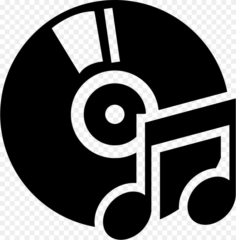 Music Album Icon, Stencil, Disk Png Image