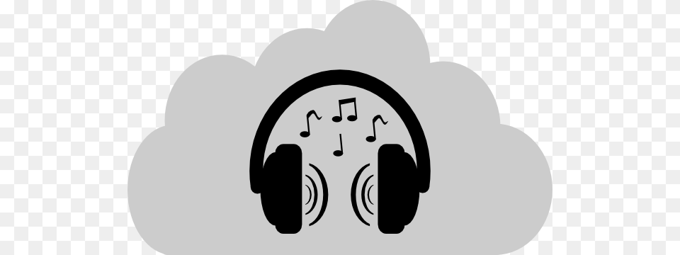 Music And Headphones Clip Arts For Web, Stencil, Electronics, Nature, Outdoors Free Png Download