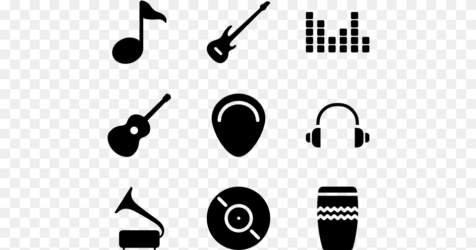 Music And Instruments Music, Gray Free Png Download