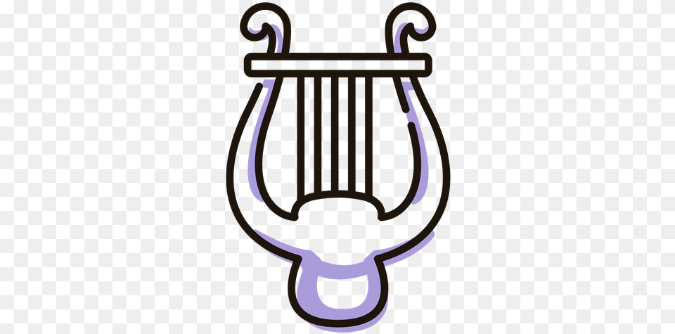 Music Angel Harp Instrument Icon Instrumento Musical De Anjo, Lyre, Musical Instrument, Smoke Pipe Png