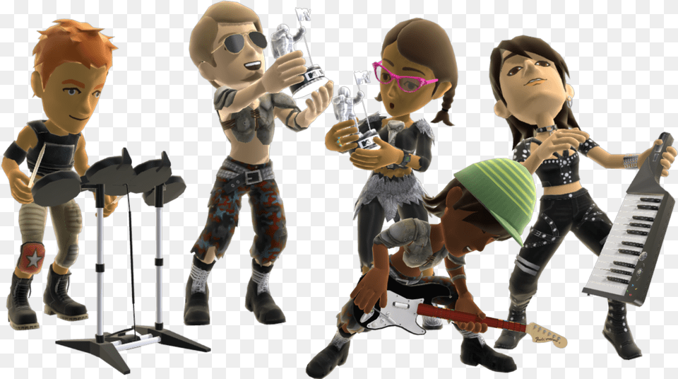 Music Band Image All Rockband, Person, Performer, Musician, Musical Instrument Png