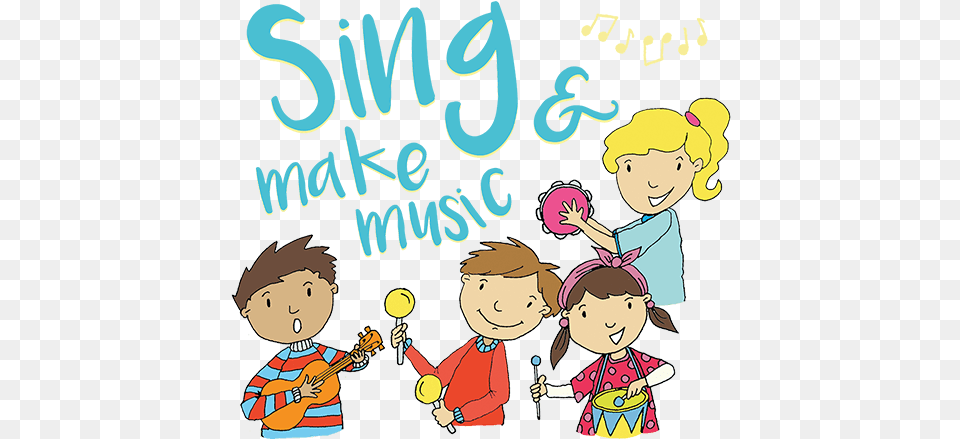 Music Bars Clipart Clipart Kids Making Music, Publication, Book, Comics, Person Png Image