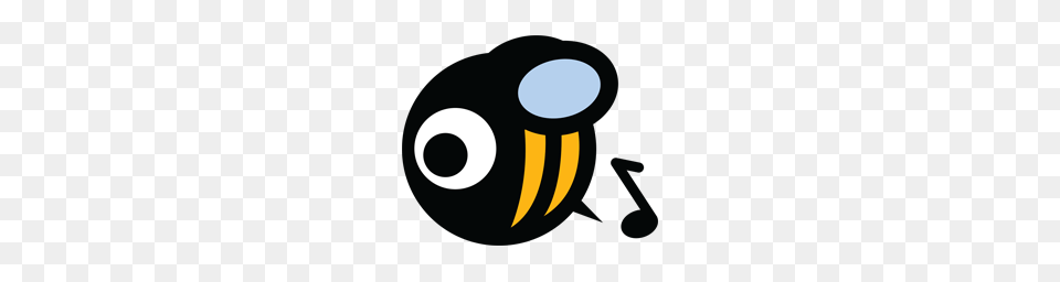 Music Bee Logo Folder Icon Music Bee Bee Emoji Logo, Astronomy, Moon, Nature, Night Png