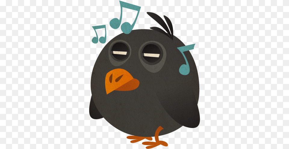 Music Bird Songbird Icon Dot, Animal Free Transparent Png