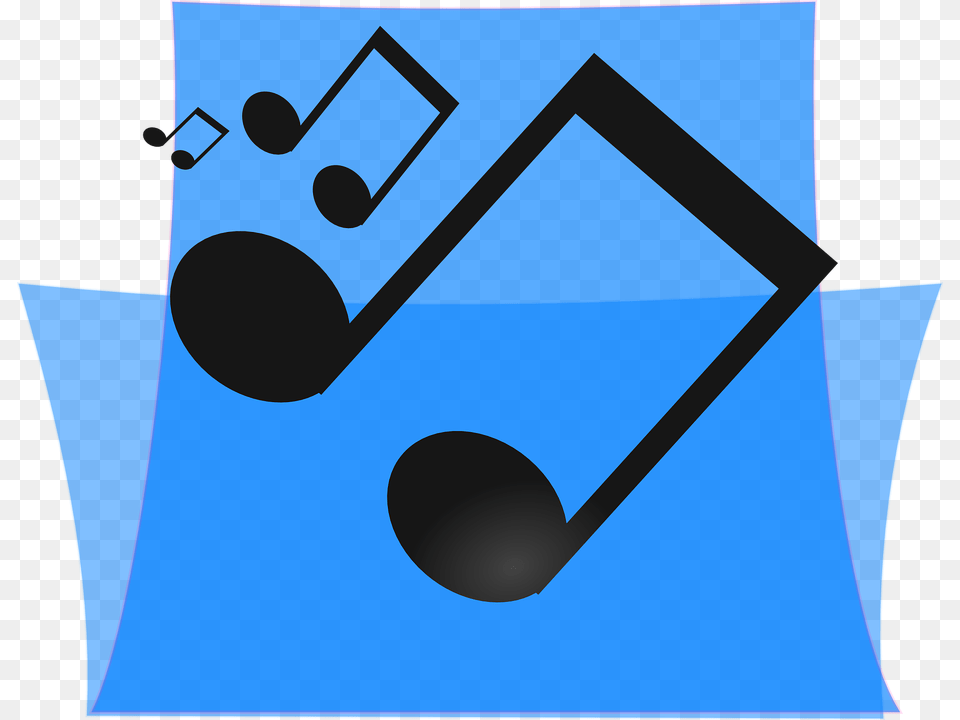 Music Blue Folder Multimedia Media Sound Music Clip Art Png