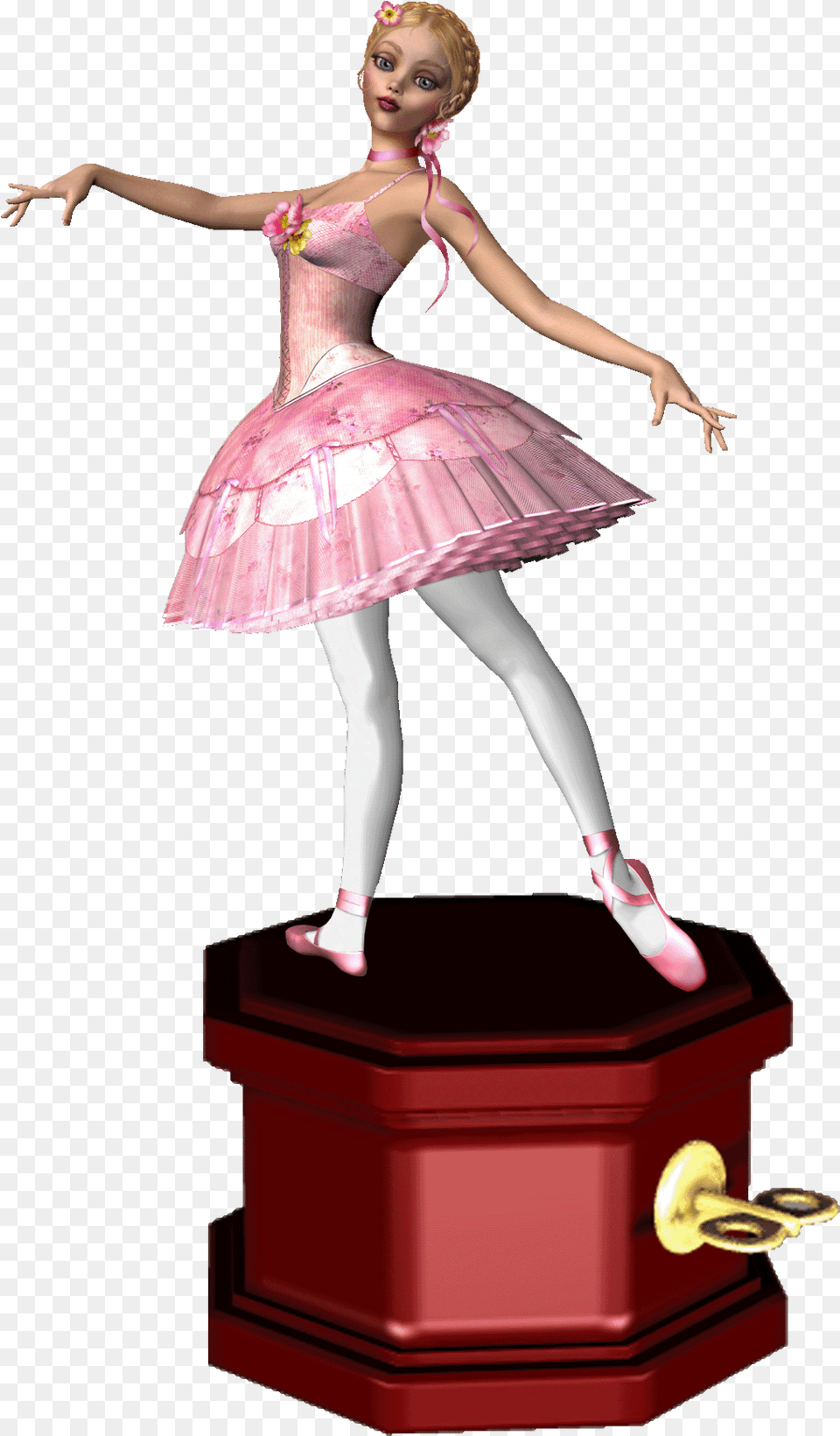 Music Box Ballerina Clipart Download Full Size Ballerina Music Box Doll, Leisure Activities, Person, Dancing, Ballet Free Png