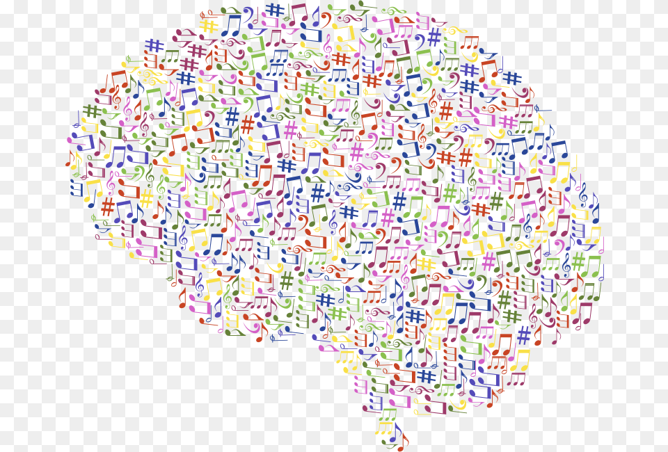 Music Brain Brain Clip Art, Pattern, Blackboard Free Png Download
