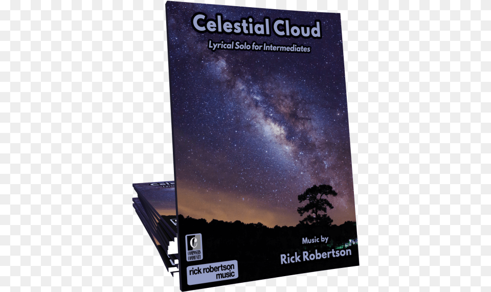 Music By Rick Robertsontitle Celestial Cloud Milky Way, Nature, Night, Outdoors, Astronomy Free Png Download