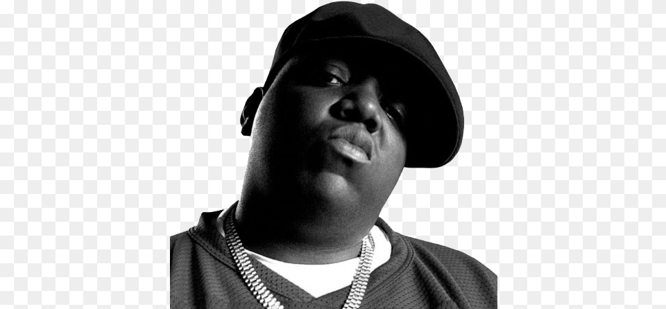 Music Celebrities Notorious Big Black And White, Portrait, Photography, Person, Neck Png