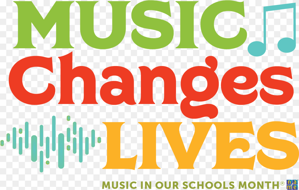 Music Changes Lives National Music In Our Schools Month 2020, Text, Number, Symbol Free Transparent Png