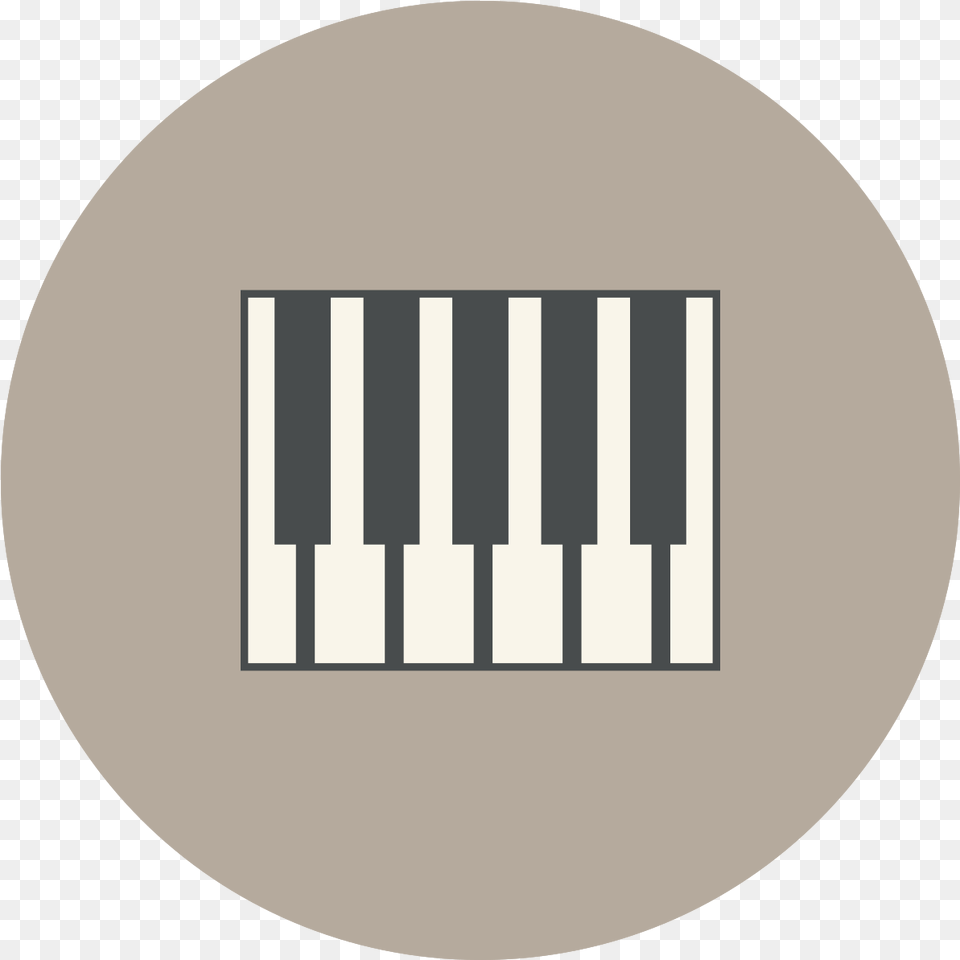 Music Circle Icon Piano Piano Icon, Road, Tarmac, Disk Free Png Download