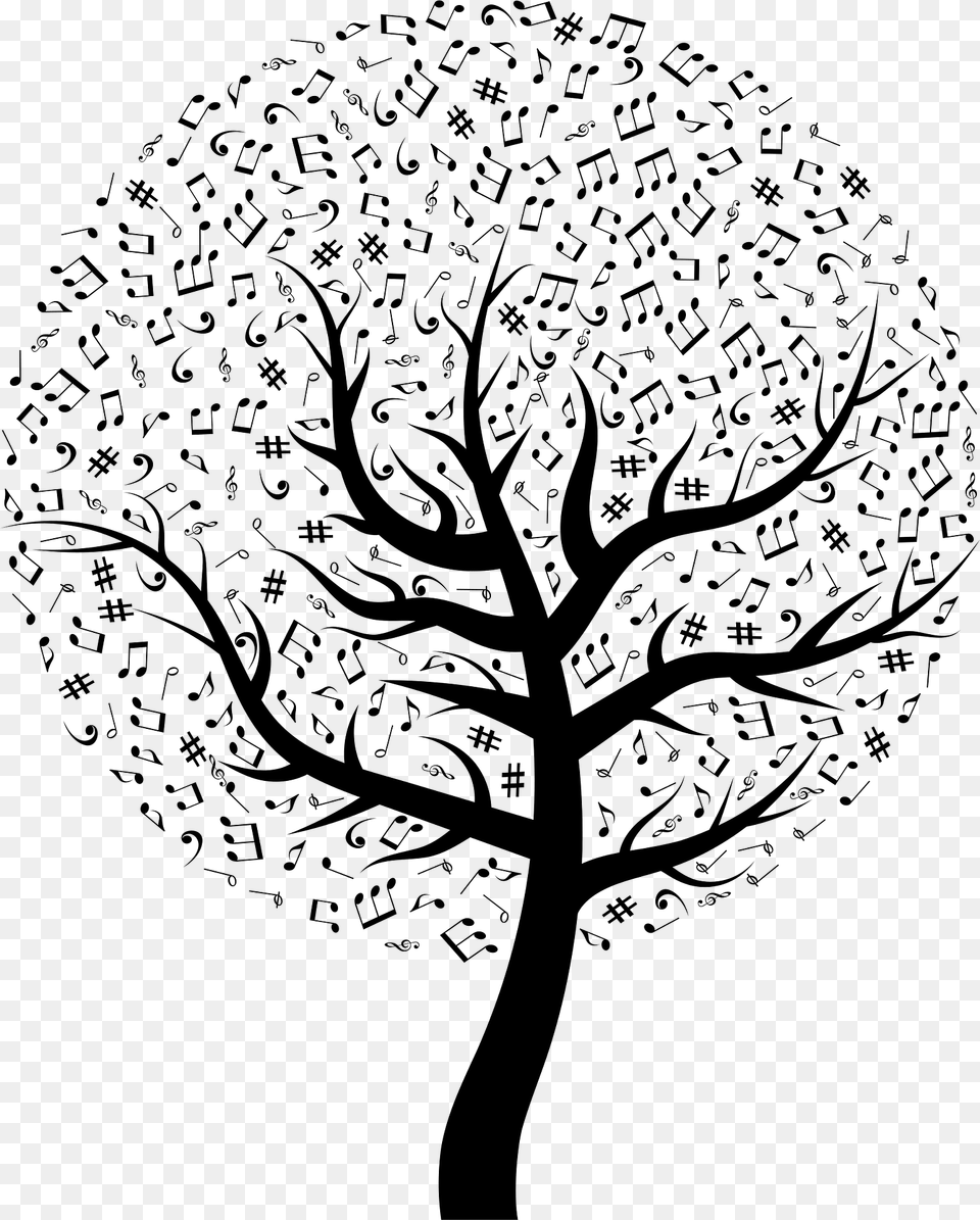Music Clipart, Plant, Tree, Oak, Sycamore Png Image