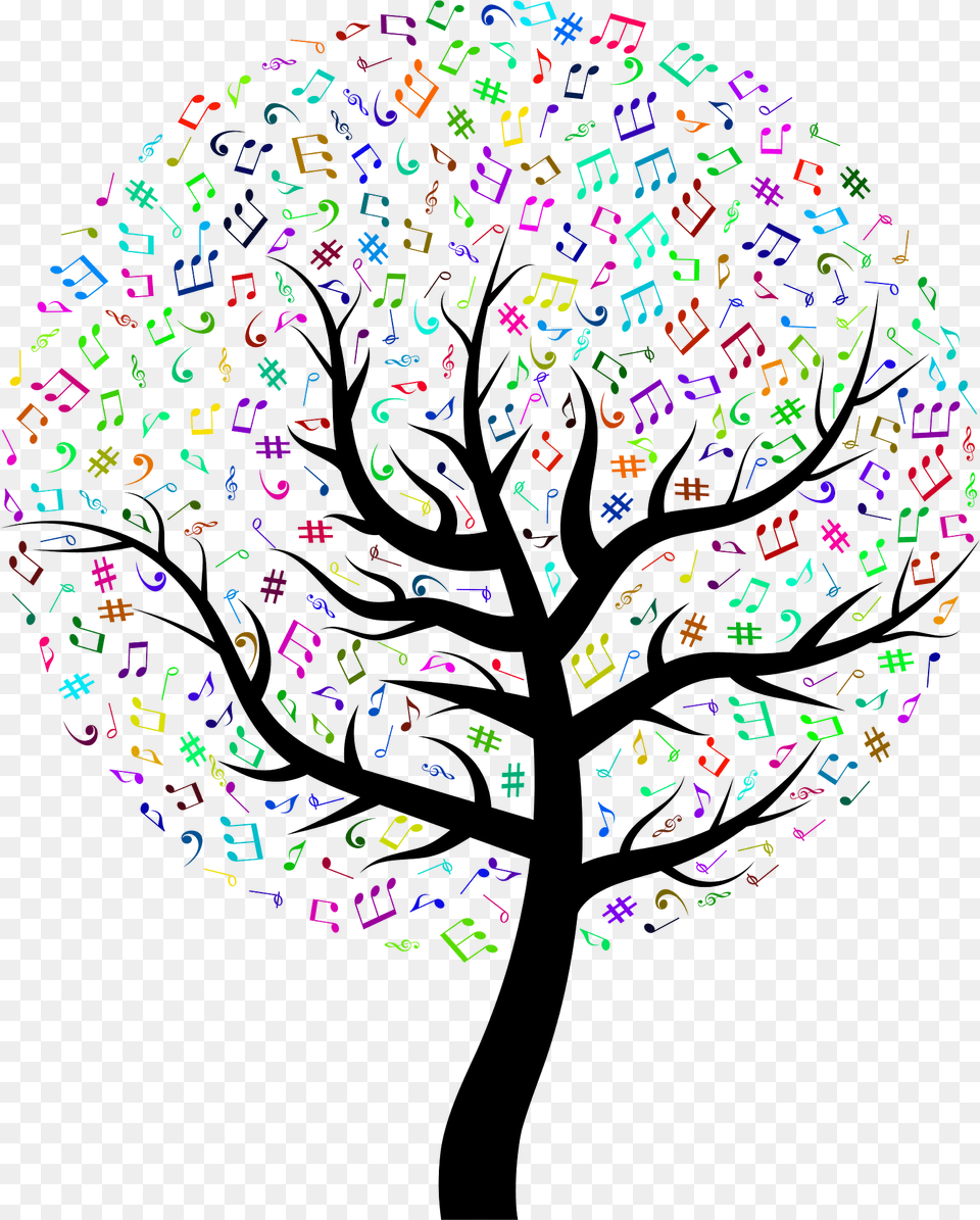 Music Clipart, Plant, Tree, Paper, Art Free Png