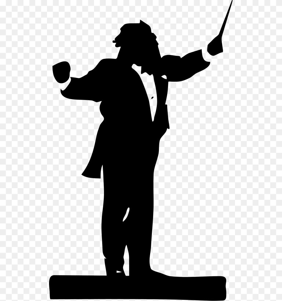 Music Conductor, Gray Png Image
