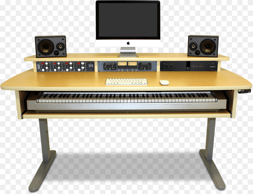 Music Desk, Table, Speaker, Electronics, Furniture Png Image