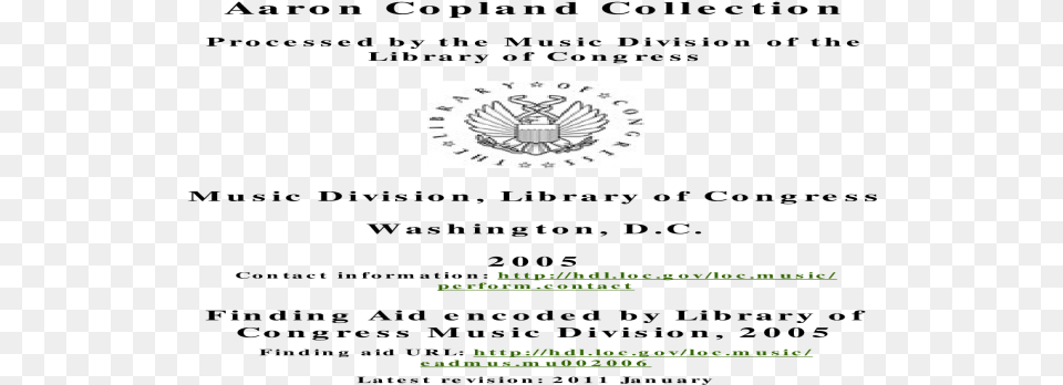 Music Division Library Of Congress Washington D Document, Emblem, Symbol, Text, Logo Png