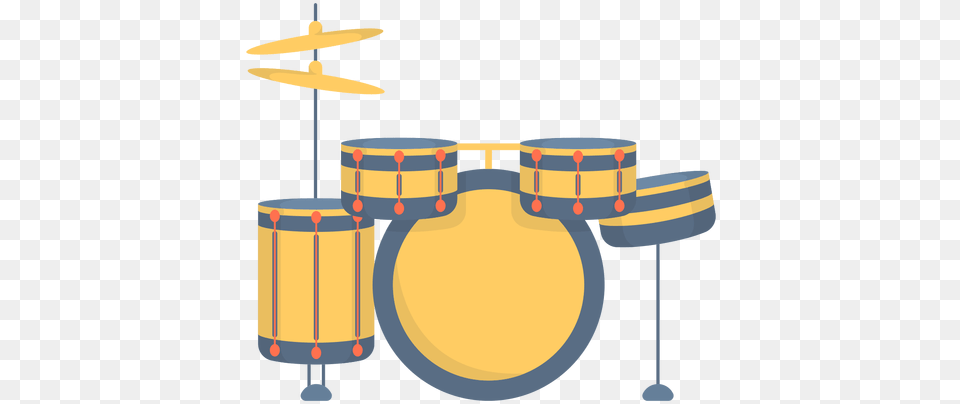 Music Drum Flat Transparent U0026 Svg Vector File Bateria De Brinquedo, Musical Instrument, Percussion Free Png