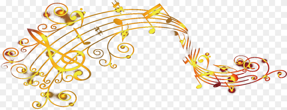 Music Emoji Gold Music Notes, Art, Graphics, Pattern, Floral Design Free Png Download