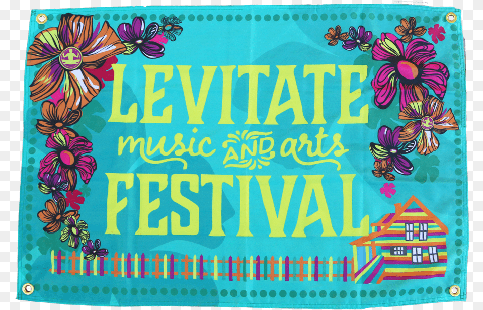 Music Festival Flag Aqua Greeting Card, Advertisement, Quilt, Pattern, Poster Png Image