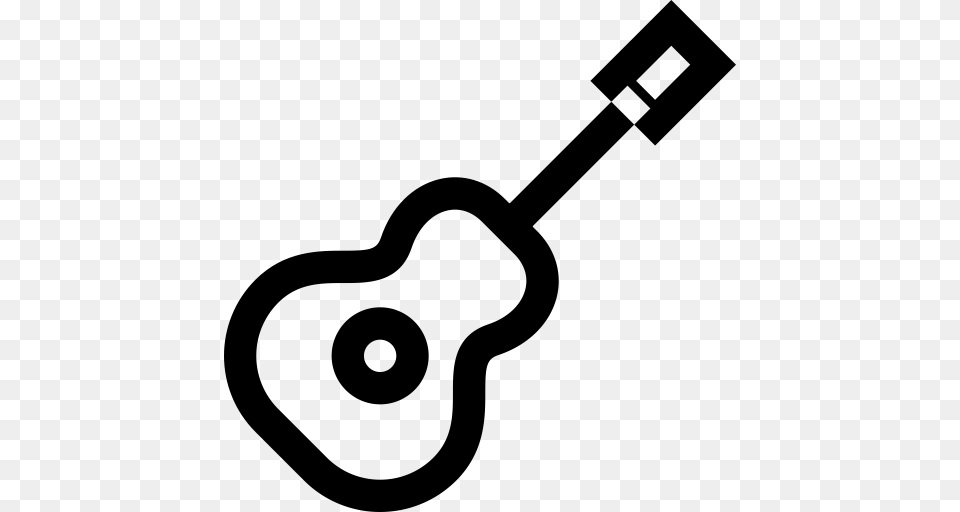 Music Guitar Acousti Guitar Pick Icon With And Vector Format, Gray Free Png Download