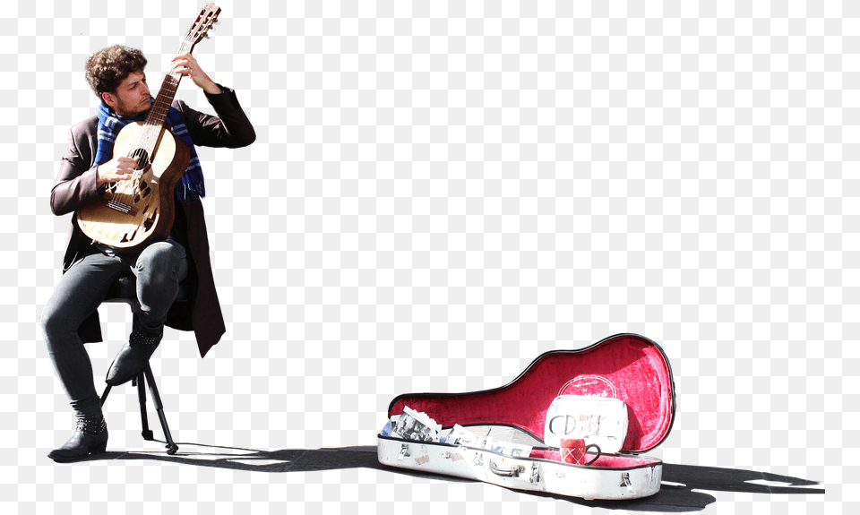 Music Guitarist Played Musician, Guitar, Musical Instrument, Person, Leisure Activities Free Png Download