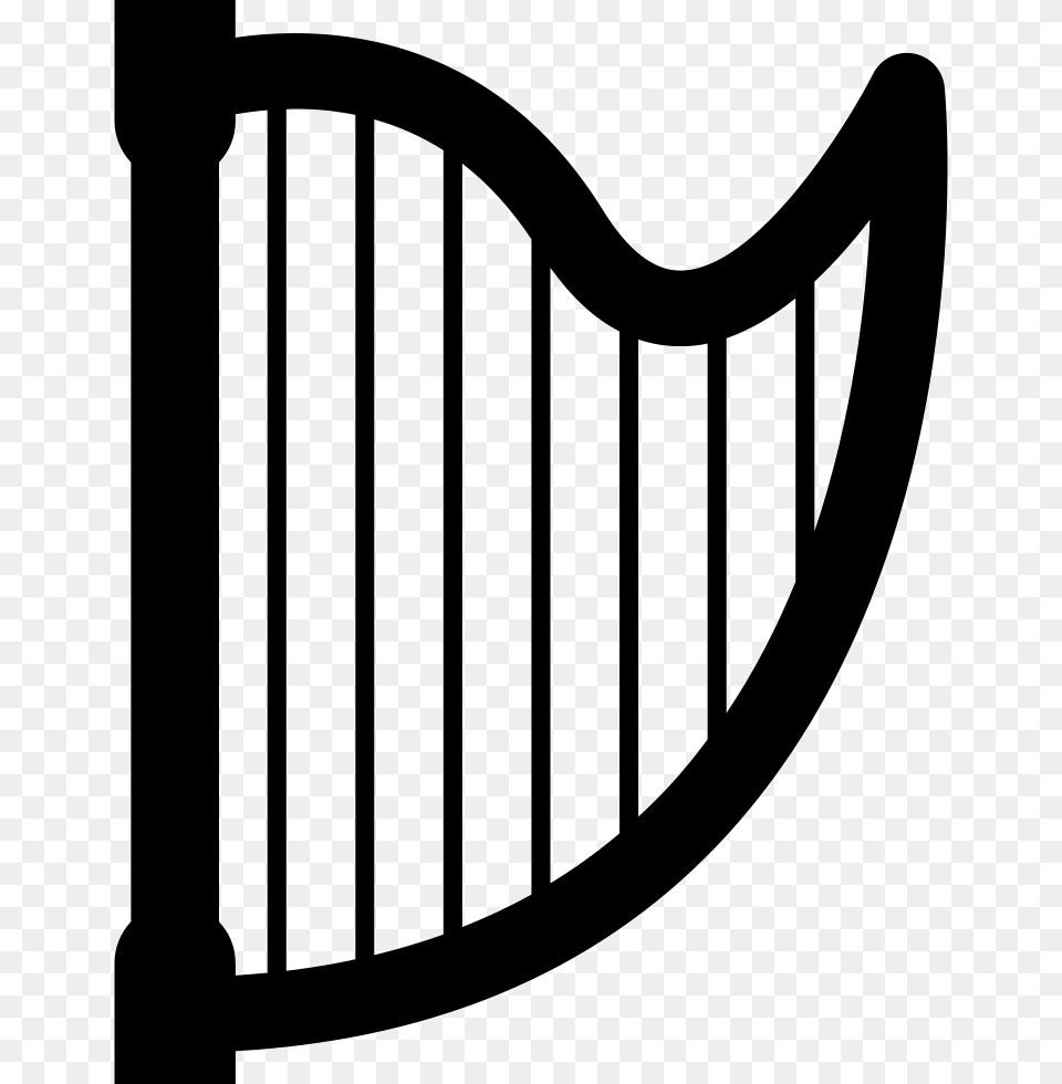 Music Harp Harp Icon, Bow, Weapon, Musical Instrument Free Transparent Png