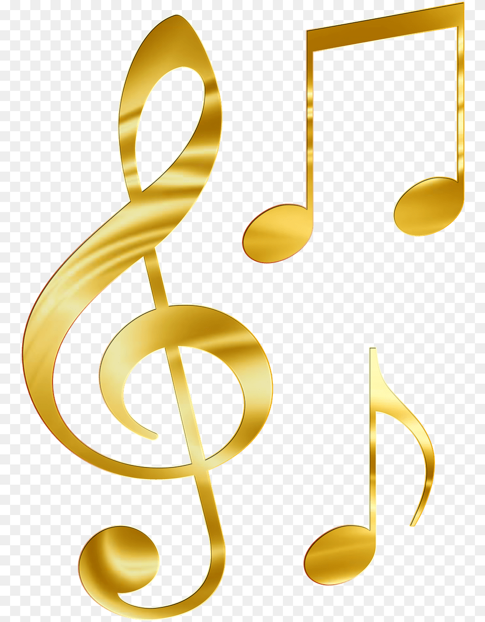 Music Hd Gold Music Note, Text, Symbol, Number Png Image