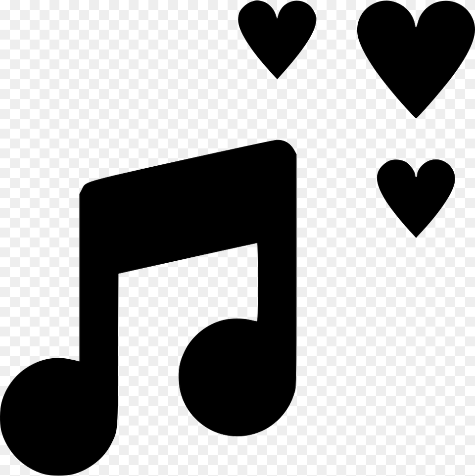 Music Icon Black, Stencil Png