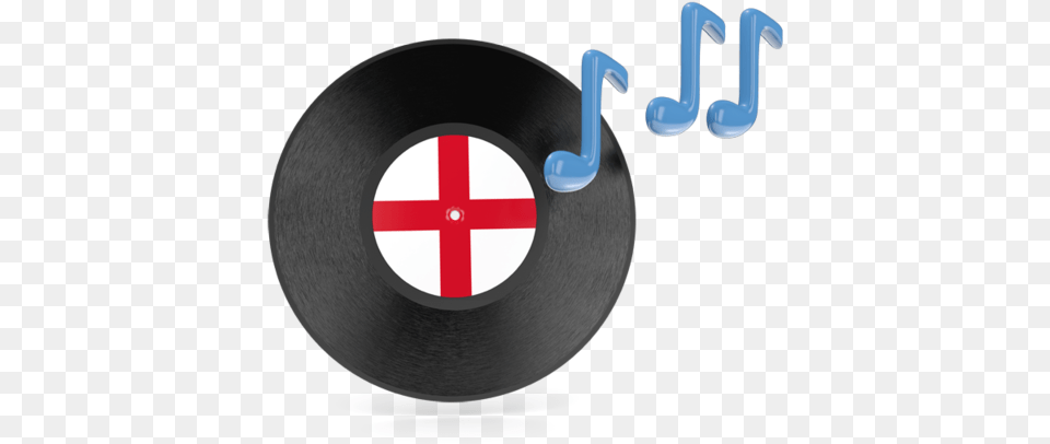 Music Icon Illustration Of Flag England Canada Flag Music, Disk Free Transparent Png