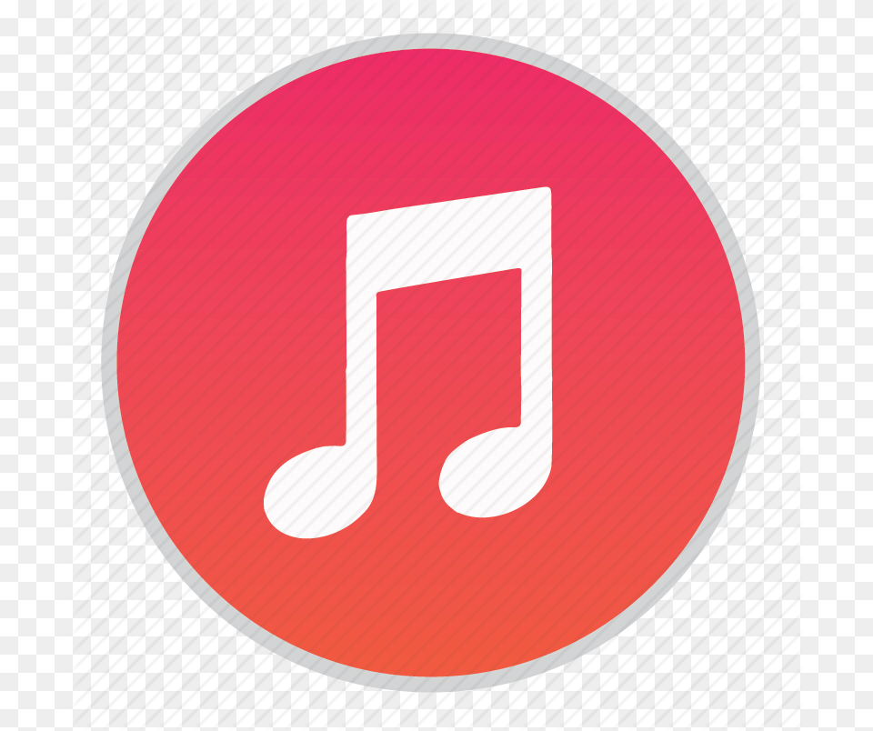 Music Icon Itunes, Sign, Symbol, Road Sign, Disk Png Image