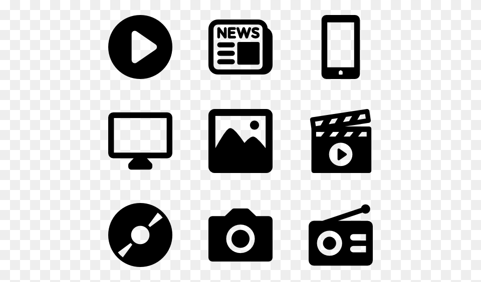 Music Icon Packs, Gray Png