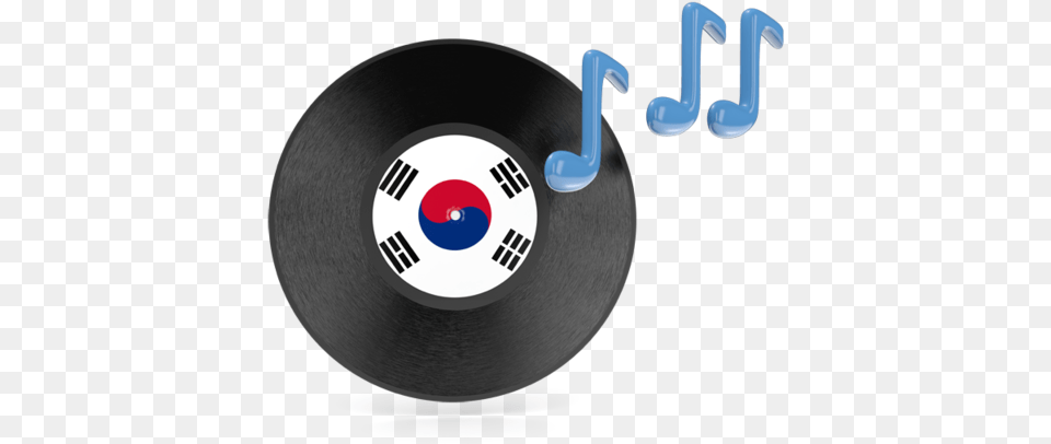Music Icon South Korea Flag Music, Disk Png Image
