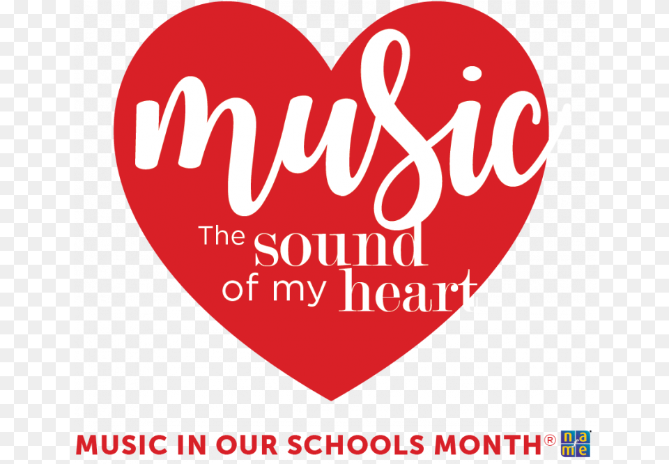 Music In Our Schools Month Language, Heart, Food, Ketchup Free Transparent Png