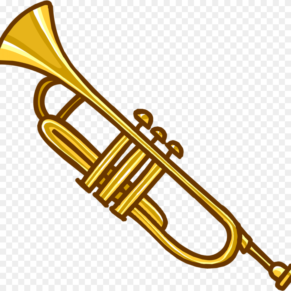 Music Instrument Clipart Musical Items, Brass Section, Horn, Musical Instrument, Trumpet Free Png Download