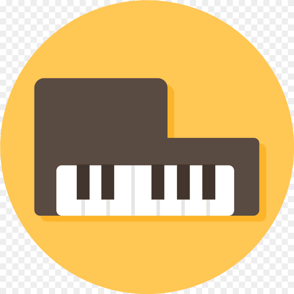 Music Instrument Icon Piano Horizontal, Keyboard, Musical Instrument, Disk Free Png