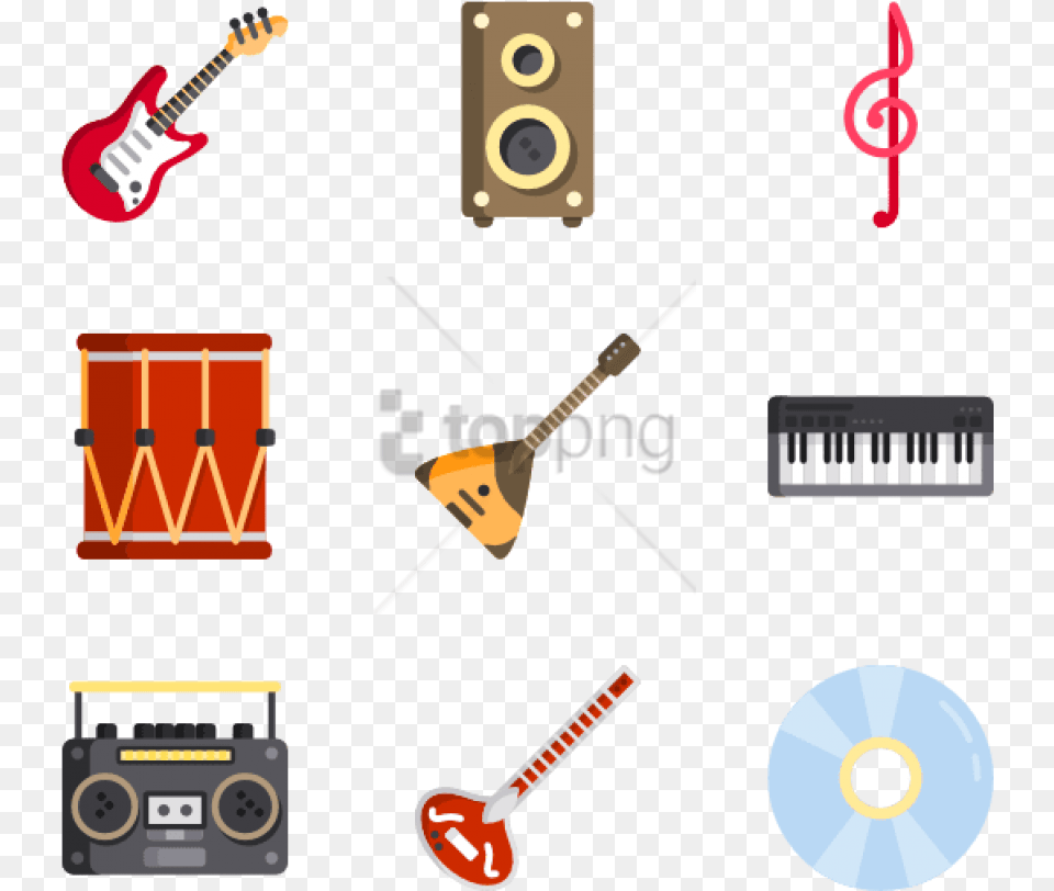 Music Instruments Icons Music Vector Icon, Guitar, Musical Instrument, Bass Guitar, Electronics Free Transparent Png