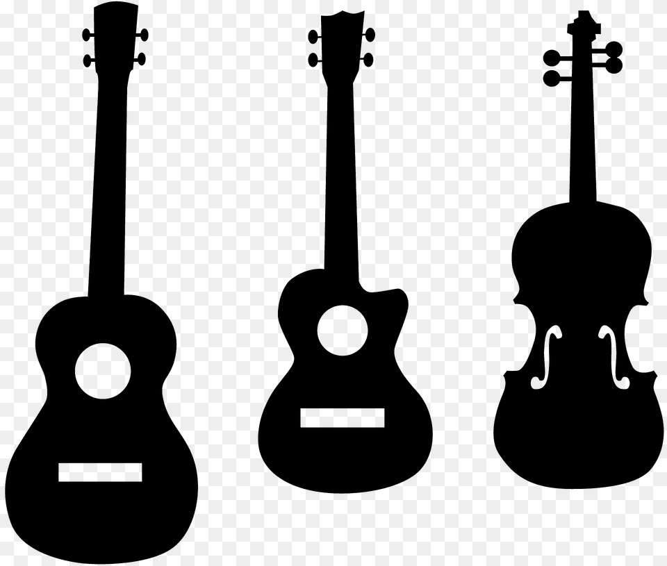 Music Instruments Silhouette, Guitar, Musical Instrument Free Transparent Png
