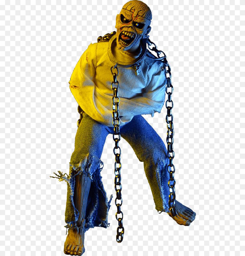 Music Iron Maiden Piece Of Mind Clothed 8 Action Figure Eddie Iron Maiden, Adult, Male, Man, Person Free Png