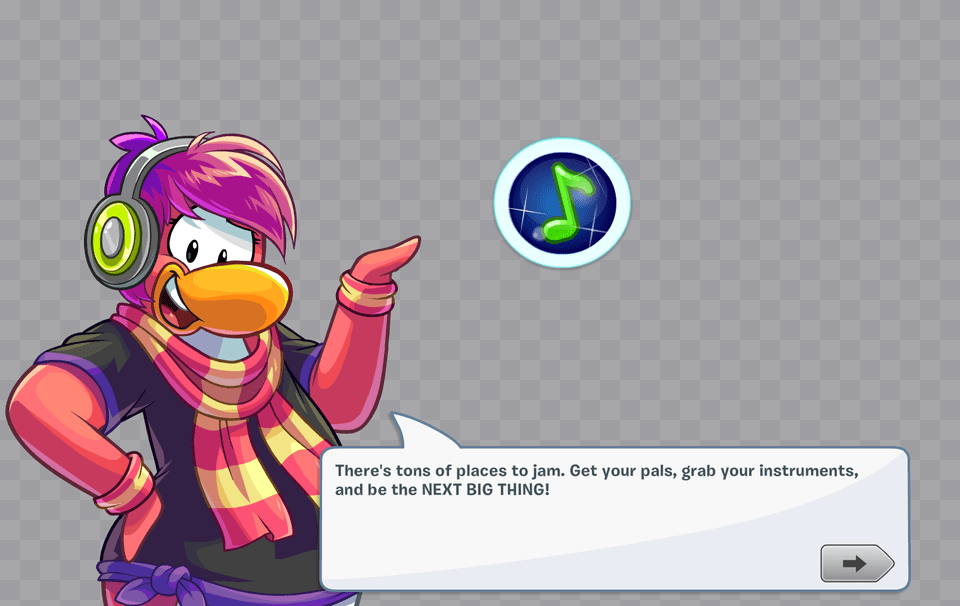 Music Jam 2016 Login 2 Club Penguin Cadence X Franky, Book, Comics, Publication, Baby Png Image