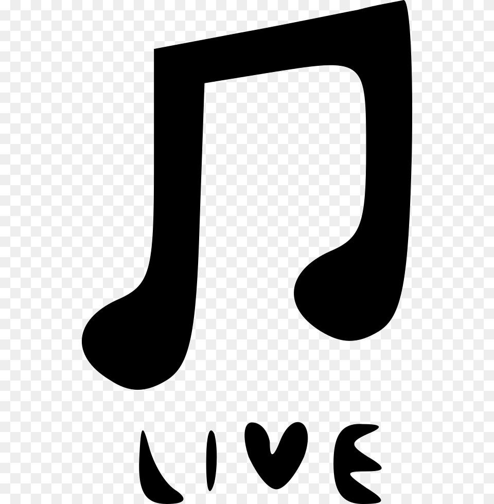 Music Live, Stencil, Text, Symbol Free Png