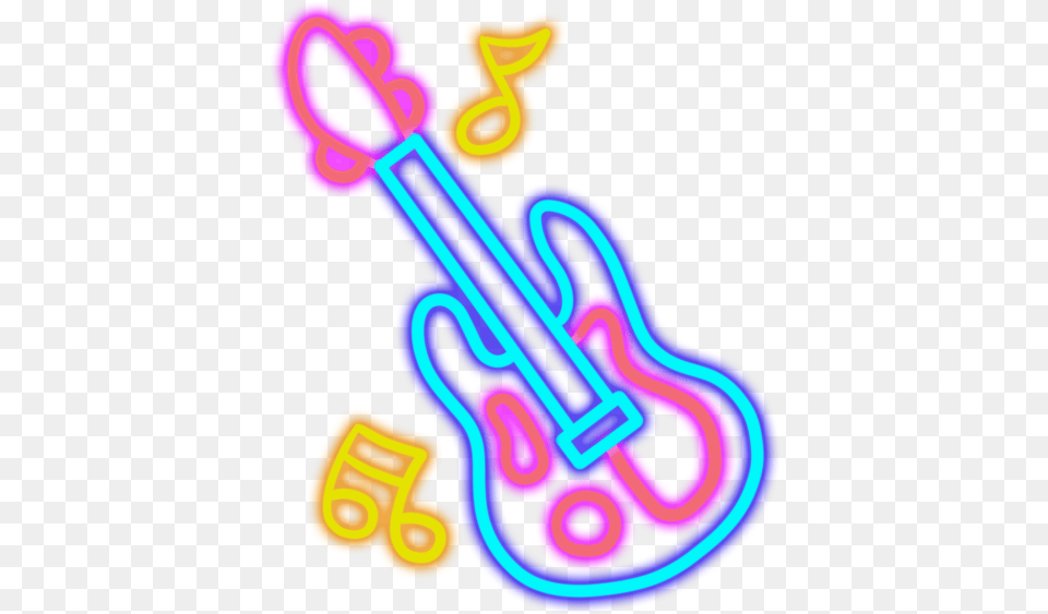 Music Neon Neonlight Lighting Cute Colorful Musicnotes Neon Music Notes, Light, Dynamite, Weapon Free Transparent Png