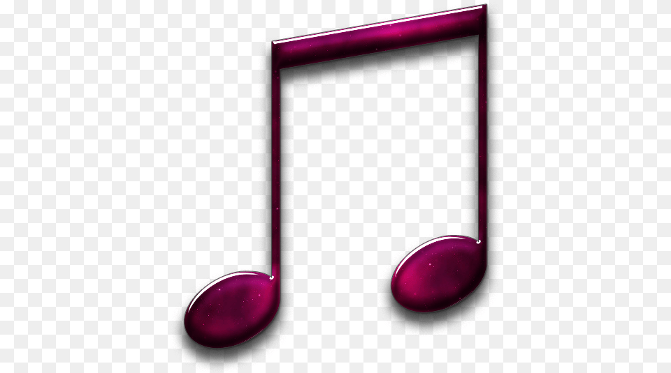 Music Note Download Icon Magenta Music Note, Kitchen Utensil, Ladle, Purple Free Png
