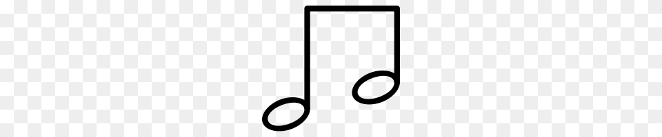Music Note Icons Noun Project, Gray Free Transparent Png